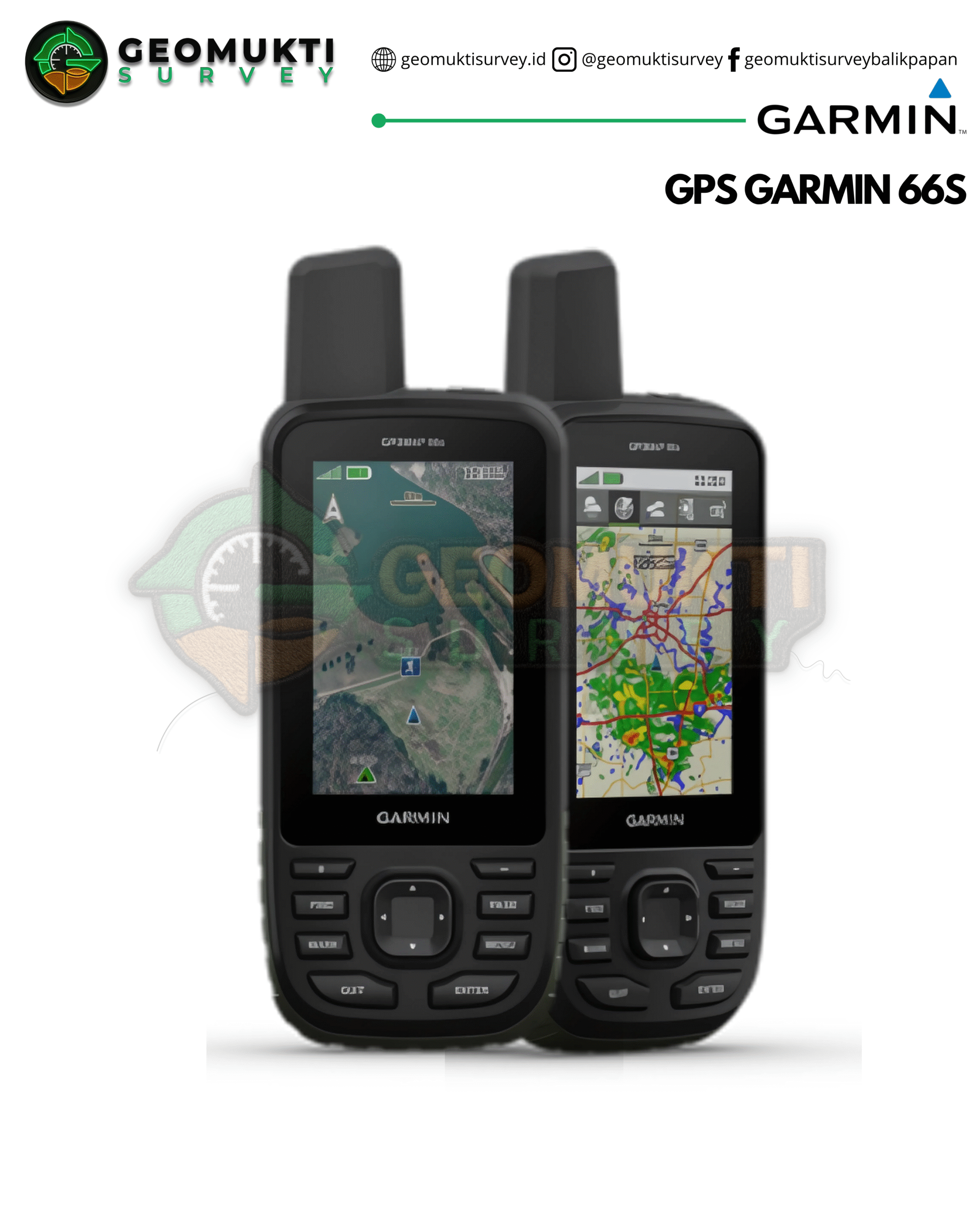 gps garmin 66s handheld outdoor sensor lengkap tahan air