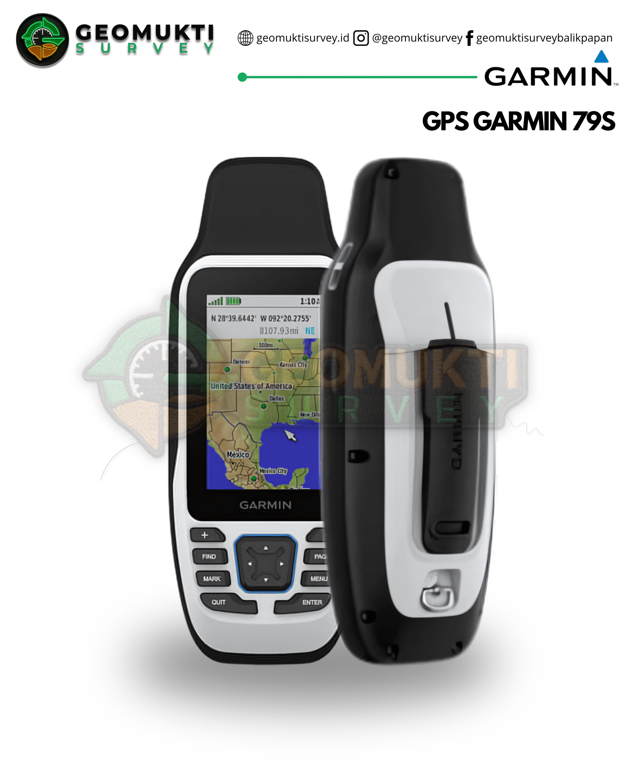 jual GPS Garmin 79S di Penajam Paser Utara & IKN – GEOMUKTI SURVEY | GPS Marine Bergaransi Resmi TAM